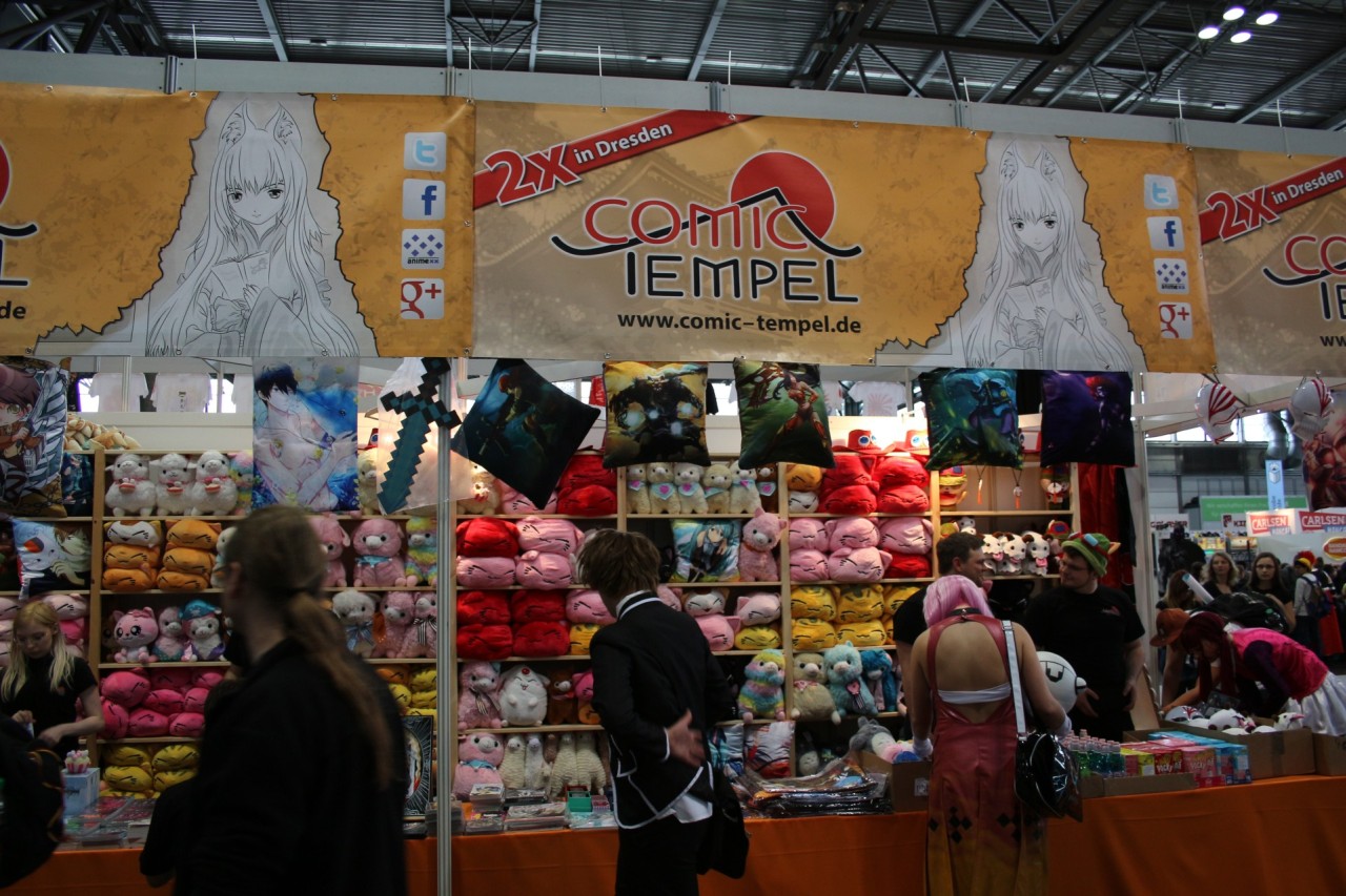 Merchandise im Comic Tempel