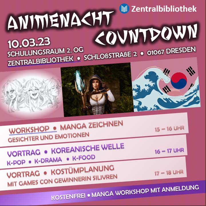 Animenacht 2023 - Workshops