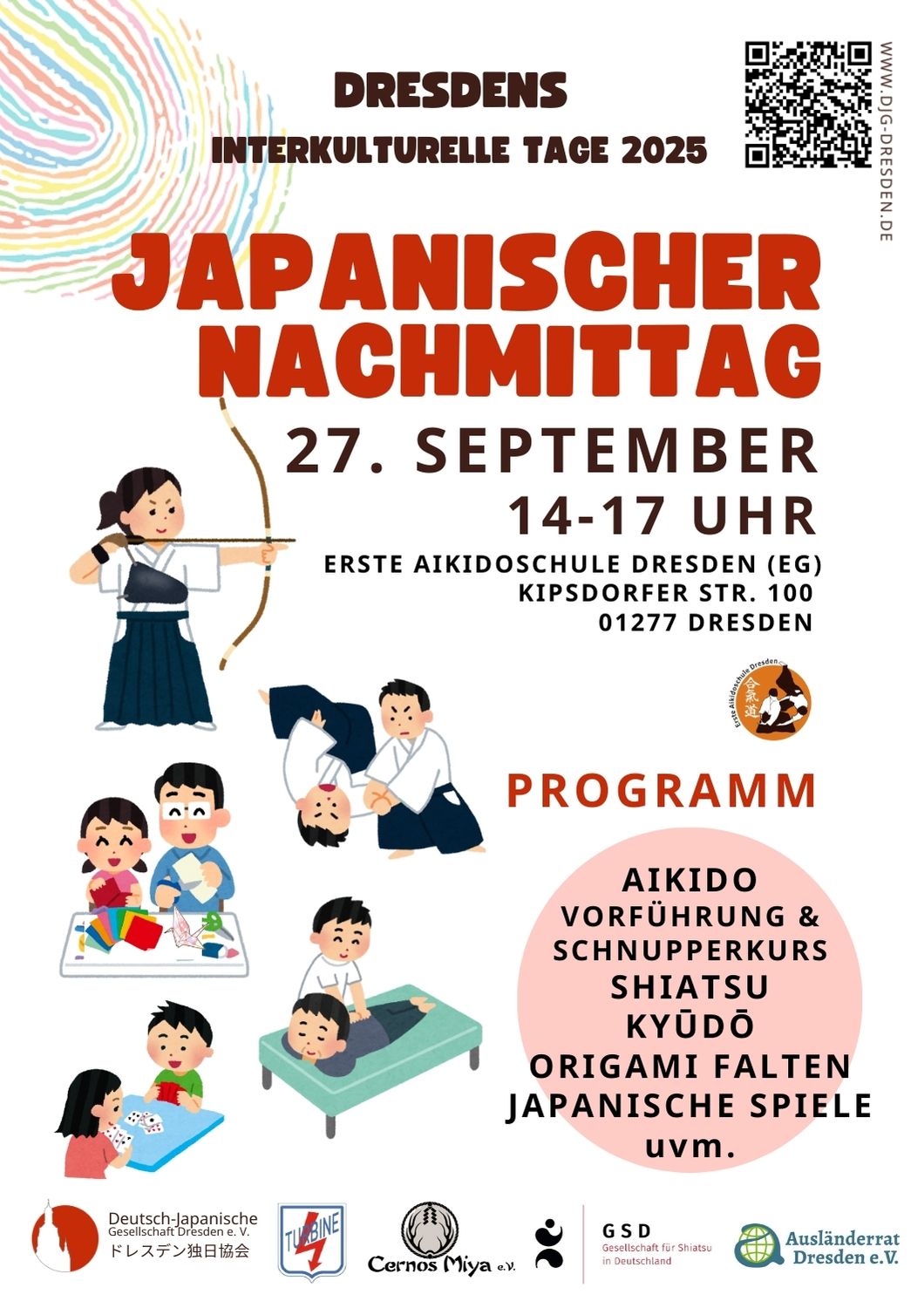 Programm zu den Interkulturellen Tagen Dresden - Japanischer Nachmittag 2025