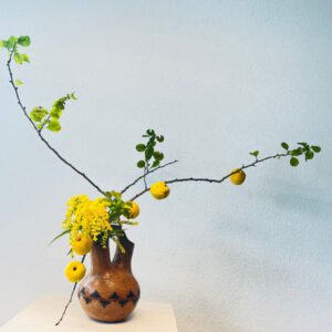 Ikebana Gesteck Herbst