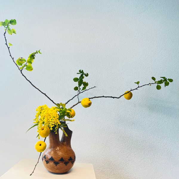 Ikebana Gesteck Herbst
