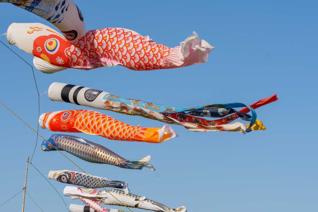 Koinobori - Fliegende Koikarpfen - ein Vortrag