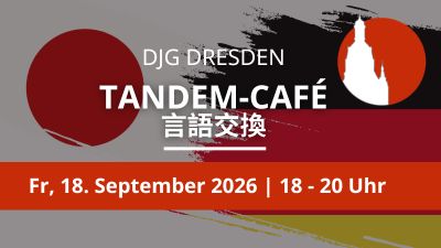 18. September 2026 (Fr) – Tandem-Café / 日本語·ドイツ語言語交換